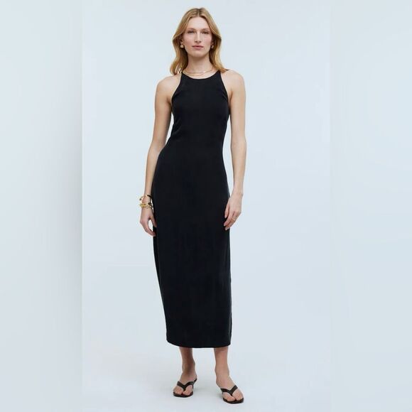 Madewell Crisscross Midi Slip Dress in Cupro-Blend - Picture 1 of 6